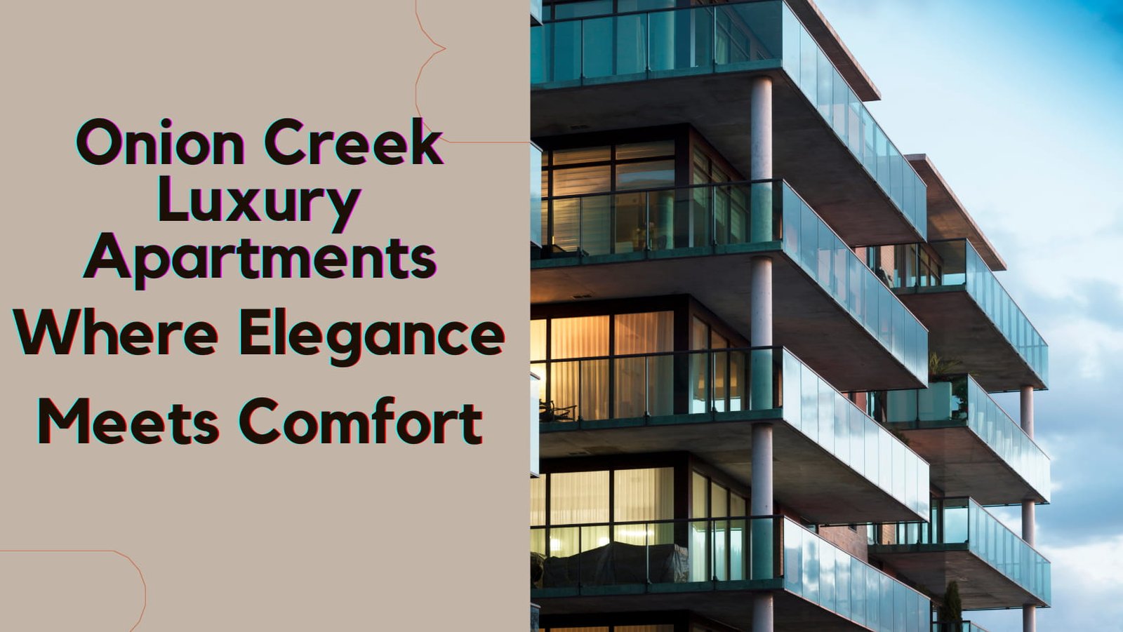 Onion Creek Luxury Apartments: Where Elegance Meets Comfort
