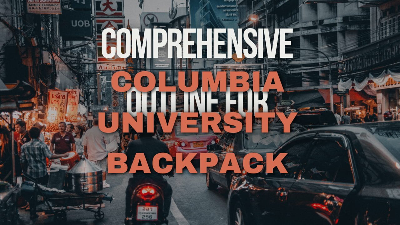 columbia university backpack