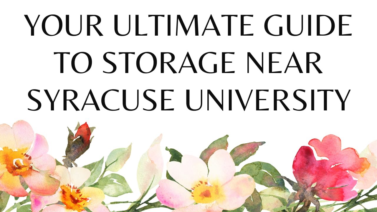 storage near syracuse university