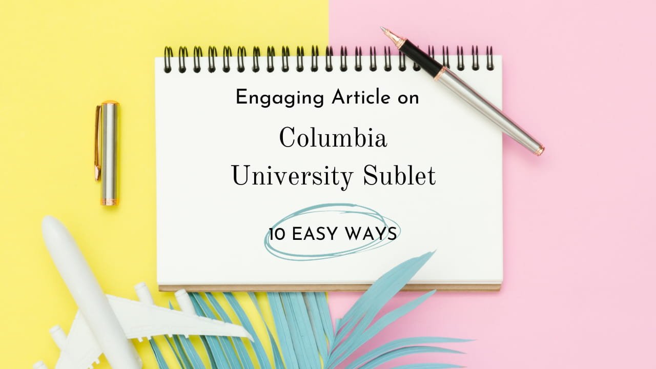 columbia university sublet