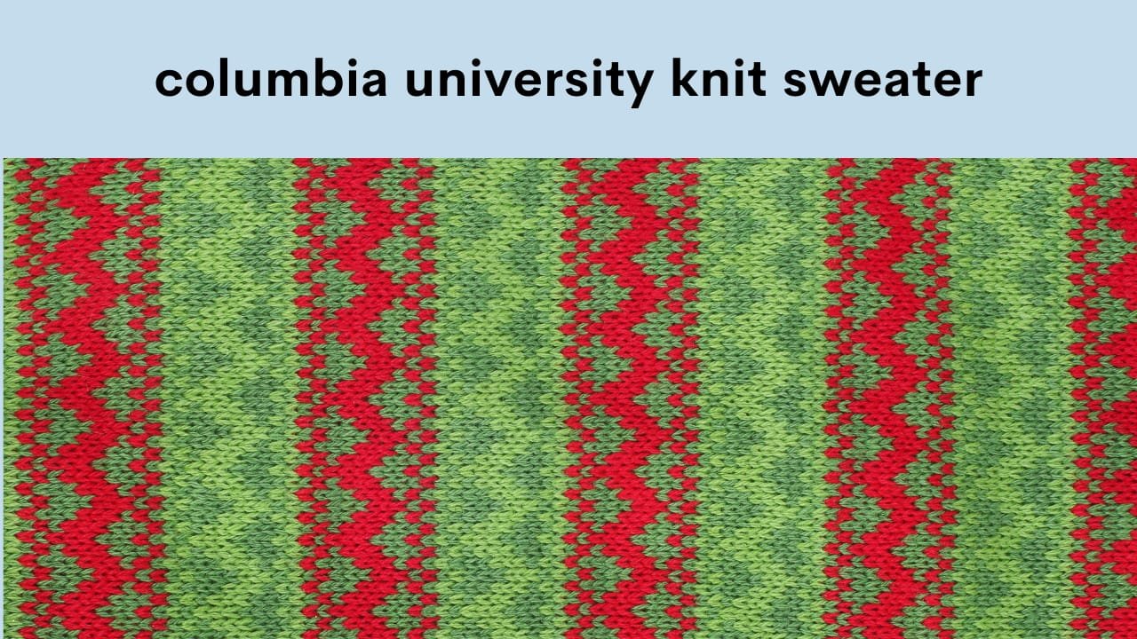 columbia university knit sweater